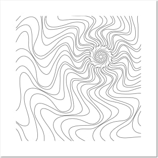 Doodle Sun Waves Posters and Art